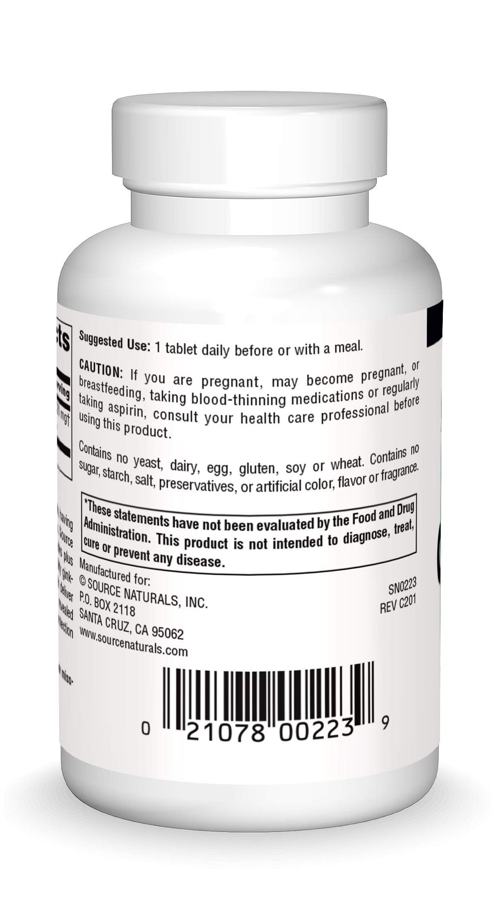 Source Naturals Ginkgo-24 - Ginkgo Biloba Extract 120 m