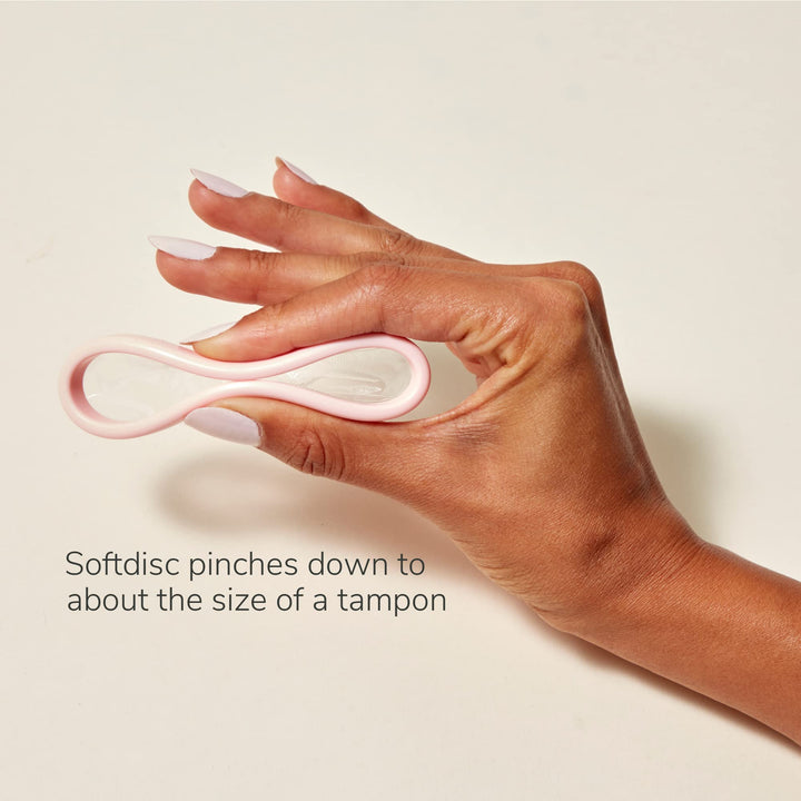 Softdisc Menstrual Discs | Disposable Period Discs | Tampon, Pad, and Cup Alternative | Capacity of 3 Super Tampons | HSA or FSA Eligible | 14 Count