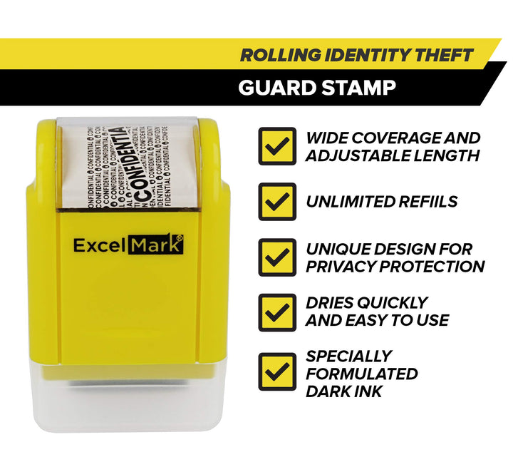 Rolling Identity Theft Stamp (Small)