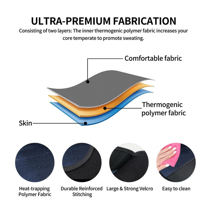 Women &amp; Men Neoprene Arm Trimmers Slimming Compression Sleeve Sauna Sweat Band for Workout (Blue, One Size)