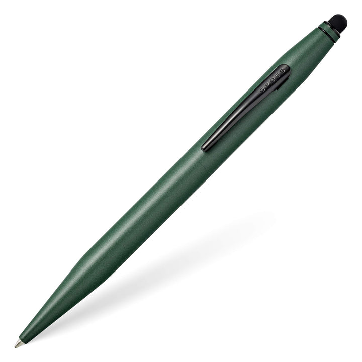 Cross Tech2 Refillable Ballpoint Pen, Medium Ballpen with Stylus, Includes Premium Gift Box - Matte Green