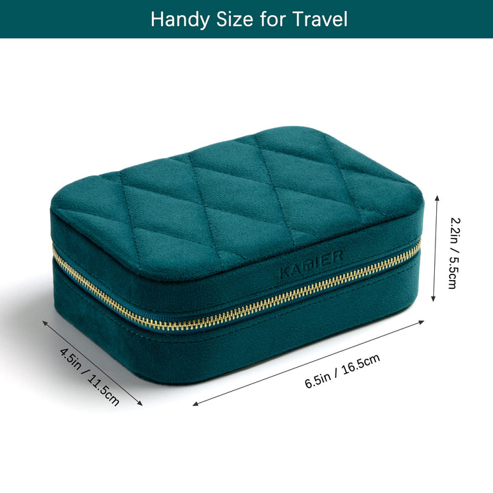 KAMIER Small Jewelry Boxes for Women | Velvet Jewelry O