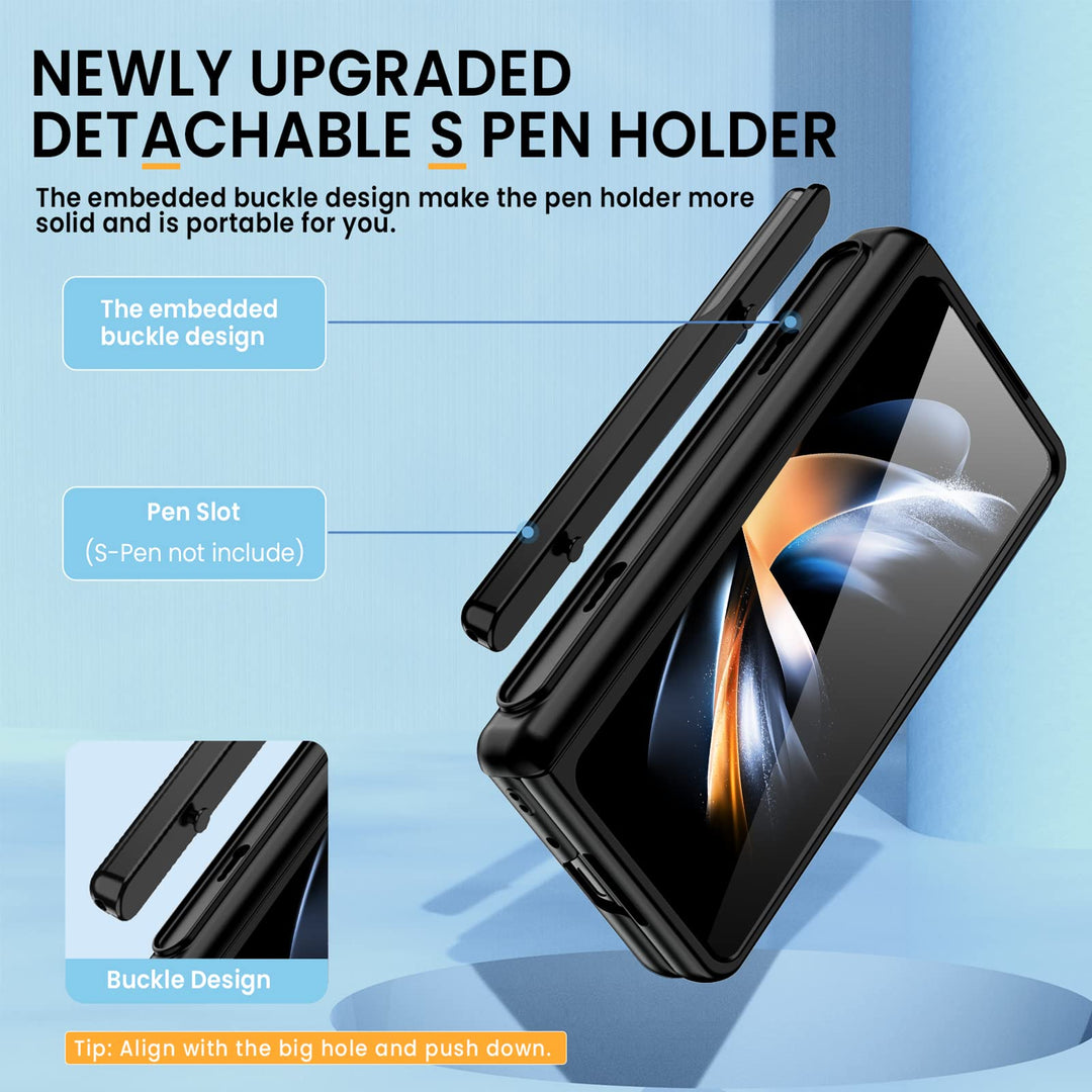 Caka Case Compatible for Z Fold 4 Case, Galaxy Z Fold 4