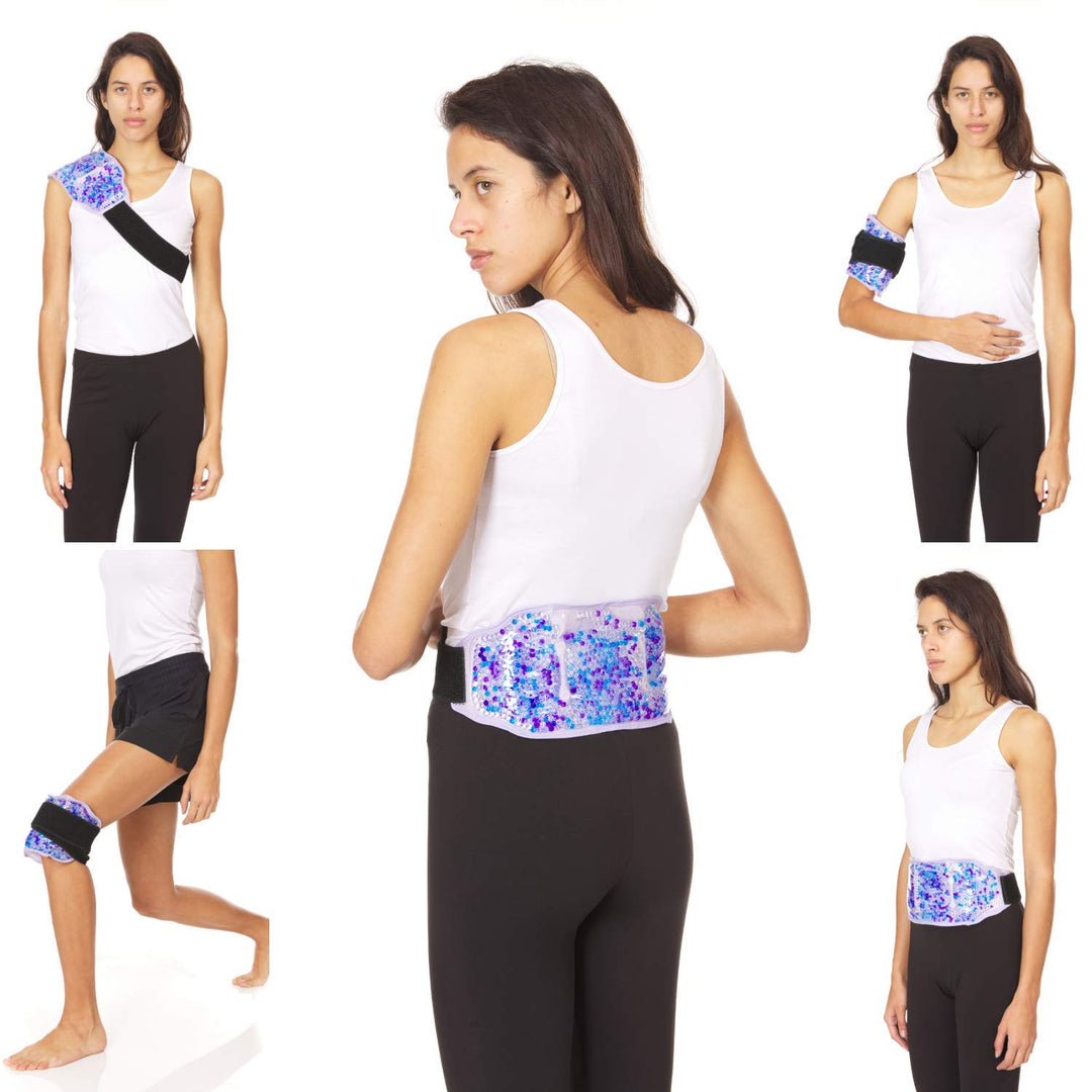 Premium Hot Cold Gel Bead Ice Pack by FOMI Care | Cool 