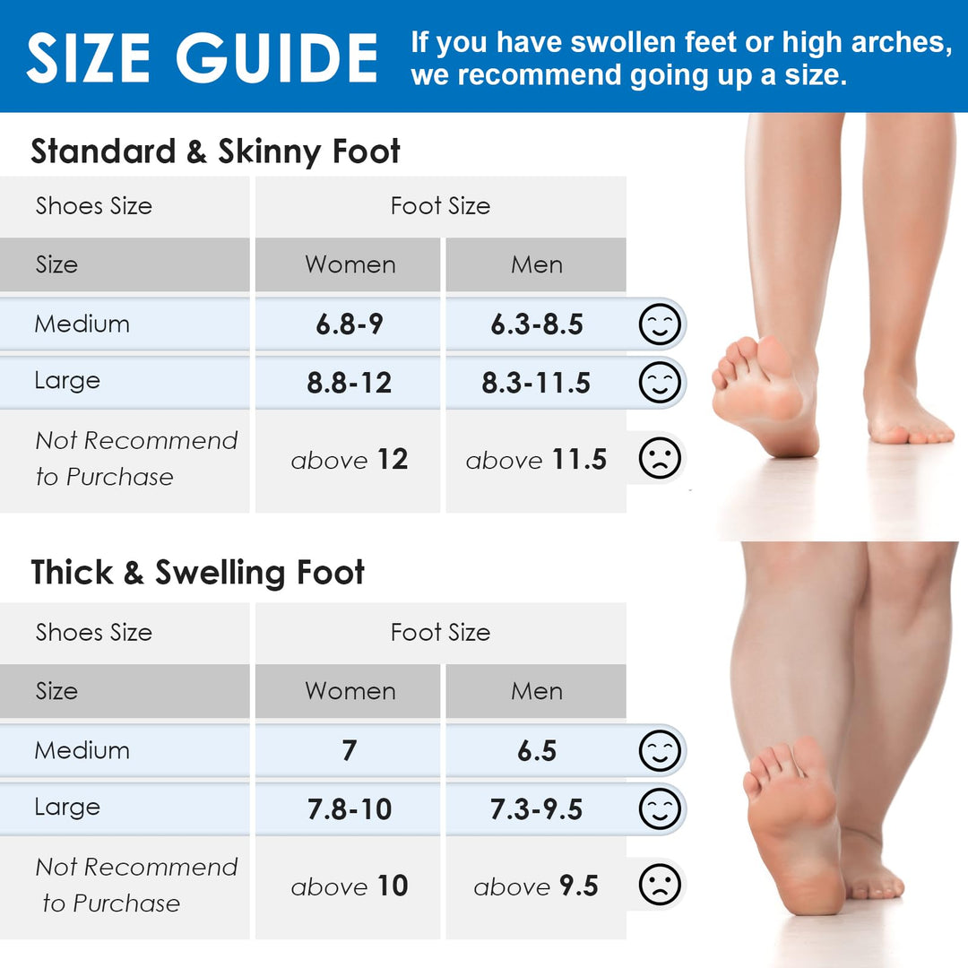 ComfiTECH Foot Ice Pack Wrap for Swollen Feet Ice Pack for Foot Recovery Ice Boot for Foot and Ankle Swelling Relief, Heel Ice Pack Wrap Plantar Fasciitis Achilles Tendonitis, 2 Packs M Blue