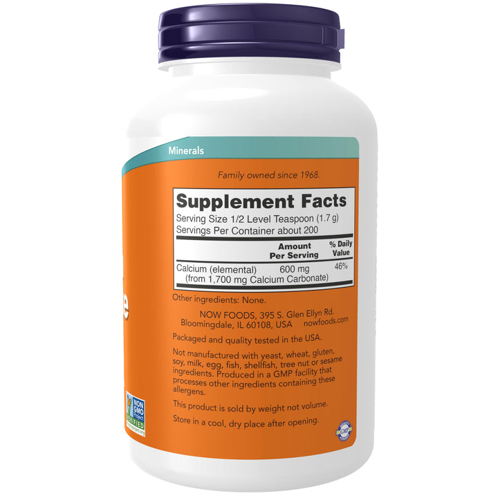 NOW Foods Calcium Carbonate Powder -- 12 oz