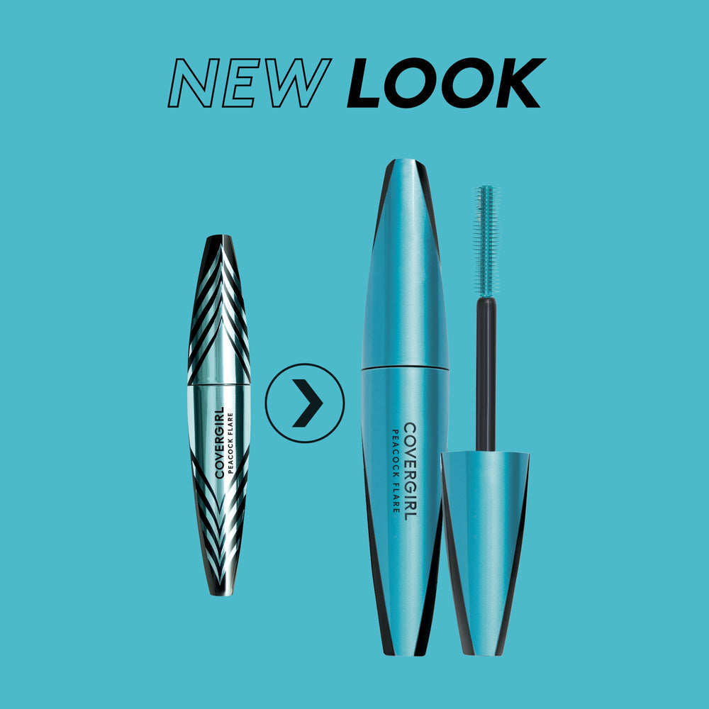 Peacock Flare Mascara, Jet Black, 0.3 Ounce (packaging may vary)