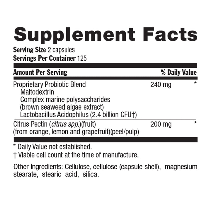 Acidophilus Probiotic Supplement for Women &amp; Men - Free from Common Allergens - 2.4 Billion CFUs to Support Digestive Health - Dairy-Free, Non-GMO, 250 Vegan Capsules