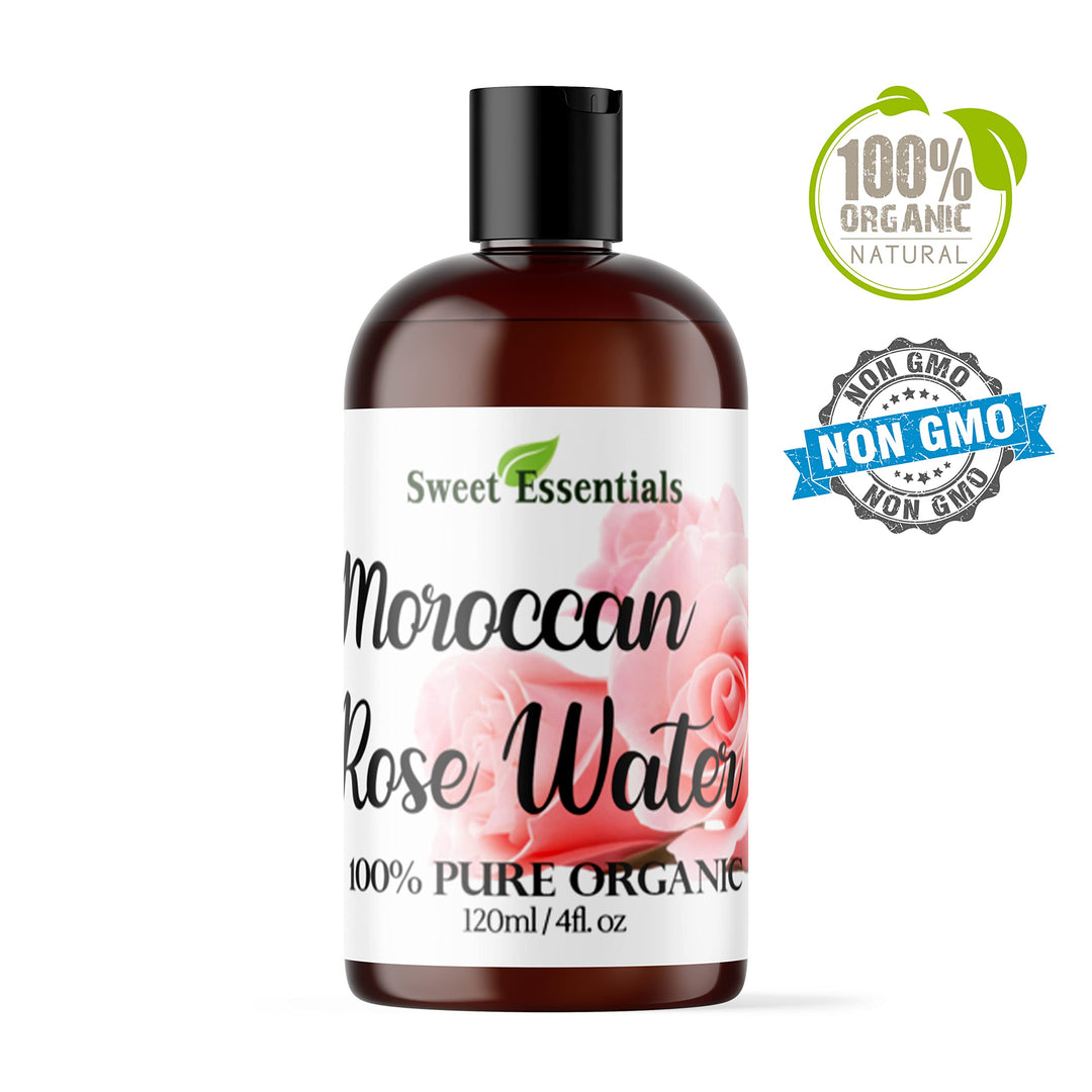 Pure Organic Moroccan Rose Water, 120ml | Imported From Morocco | (Also Edible) Rich In Vitamin A And C, It Is Packed With Natural Antioxidants And Anti Inflammatory Qualities