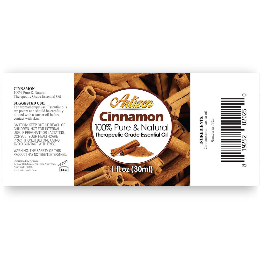 Cinnamon Essential Oil (100% PURE &amp; NATURAL - UNDILUTED) Therapeutic Grade - Huge 1oz Bottle - Perfect for Aromatherapy, Relaxation, Skin Therapy &amp; More!