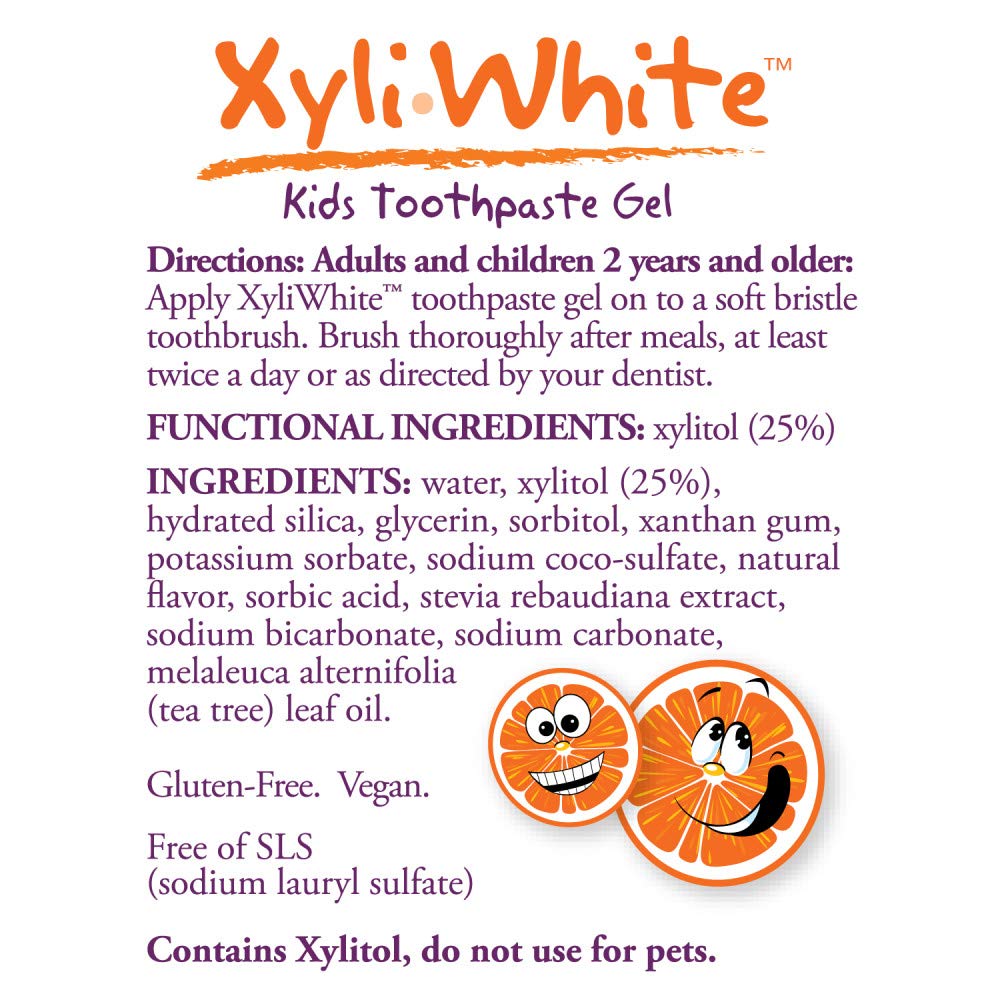 Now Foods Kid's Xyliwhite Toothpaste, Orange, 3 Oun