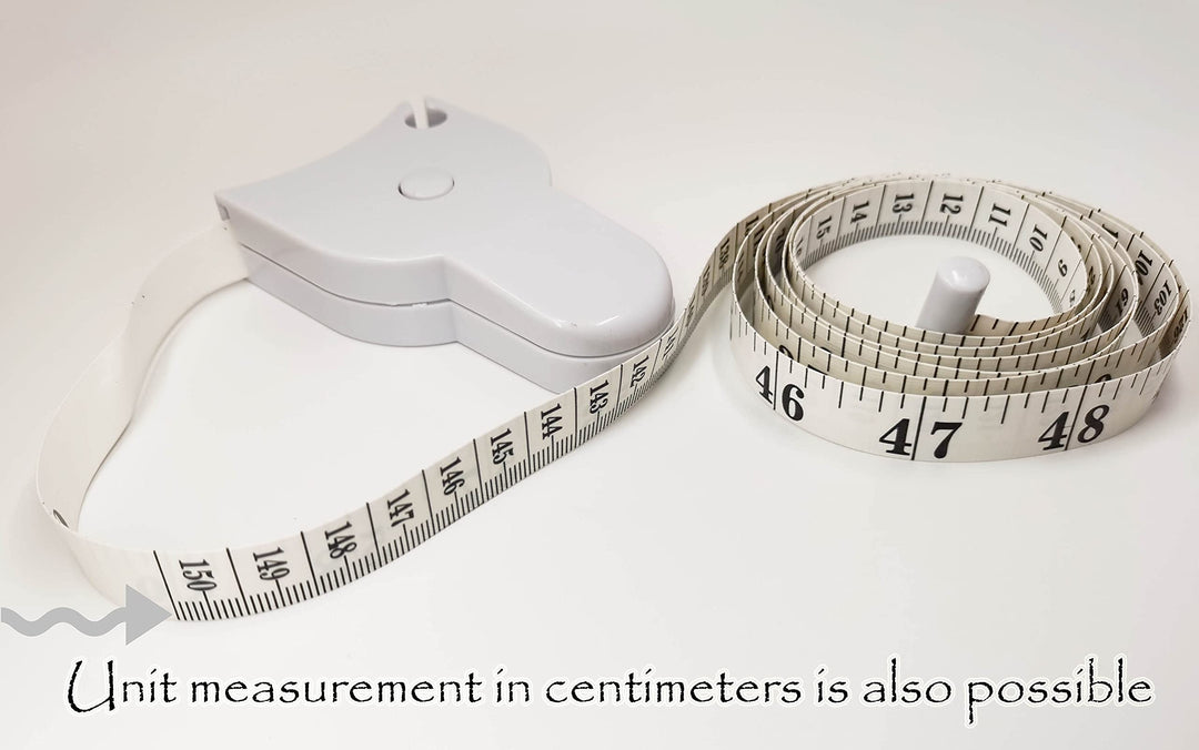 Body Measure Tape Rulers Sewing Notions Supplies Sewing Tool Arms and Chest,Thigh,Head circumference,Waist Measuring Tape for Personal Trainer Home Fitness Goals Weight Loss Medical Tailor Craft/White