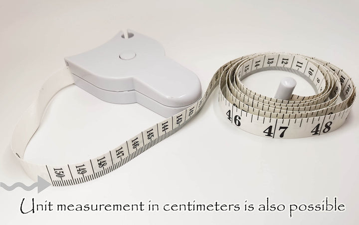 Body Measure Tape Rulers Sewing Notions Supplies Sewing Tool Arms and Chest,Thigh,Head circumference,Waist Measuring Tape for Personal Trainer Home Fitness Goals Weight Loss Medical Tailor Craft/White