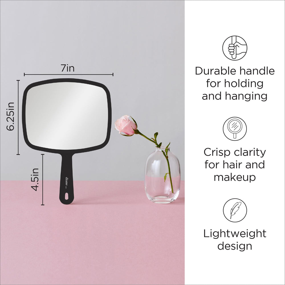 TV Mirror, Medium, Black, 7 x 10.5 Inches