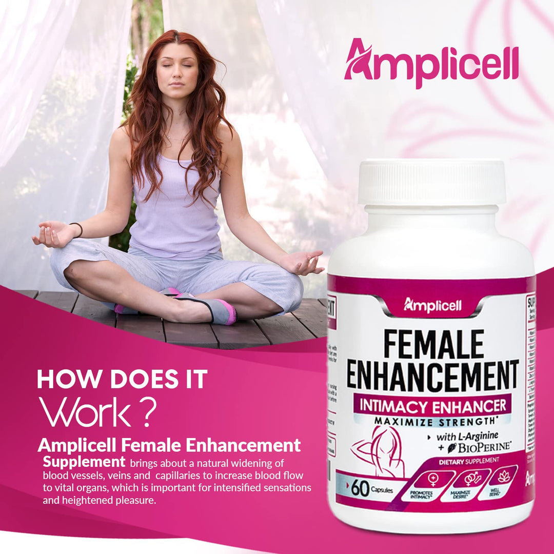 AMPLICELL Female Enhancement - Libido Booster, Hormone 