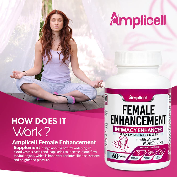 AMPLICELL Female Enhancement - Libido Booster, Hormone 