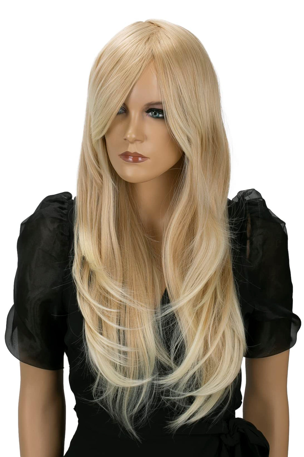 PRETTYSHOP Unisex Full Wig Long Hair Straight/Smooth Party Cosplay Ã‚ blonde mix #27T613 PHK11