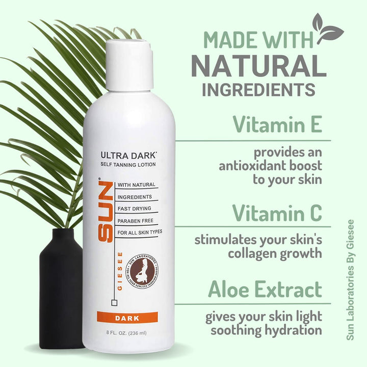 Ultra Dark Self Tanning Lotion Set