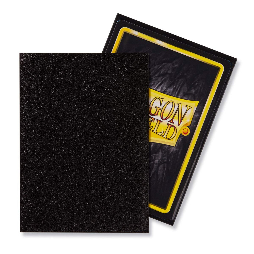 | Standard Size Card Matte Sleeves | 100 CT - Smooth & Tough Premium TCG Sleeves | Compatible with Pokemon, Flesh & Blood, One Piece & Magic The Gathering | Jet Matte