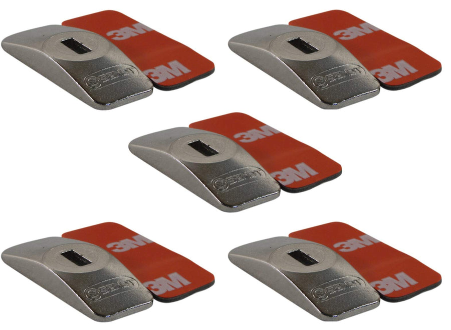 Adhesive Plates 5 Pack for use with Tablets and Other Devices Without a Kensington Compatible Slot