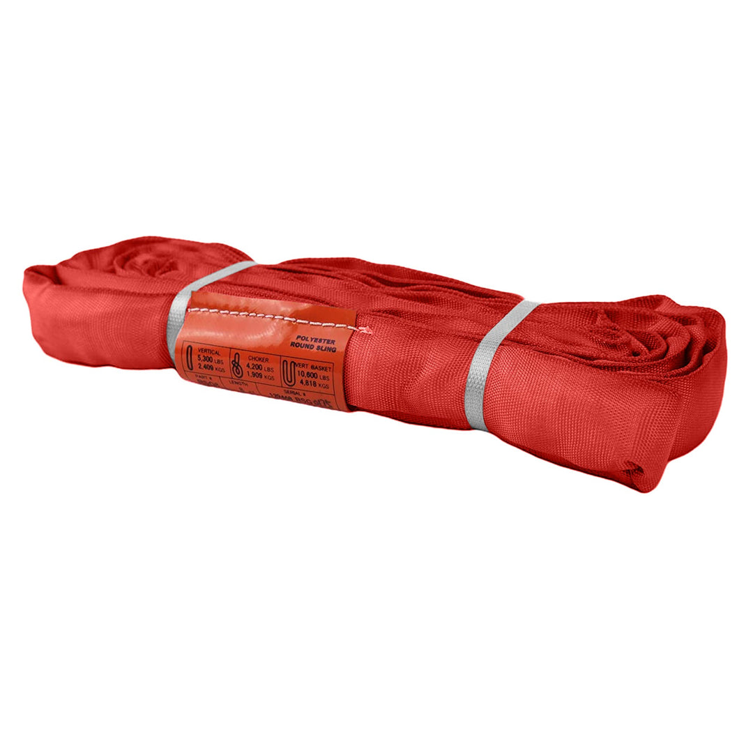ATERET Powerlift Red Polyester Endless Round Sling - 4 