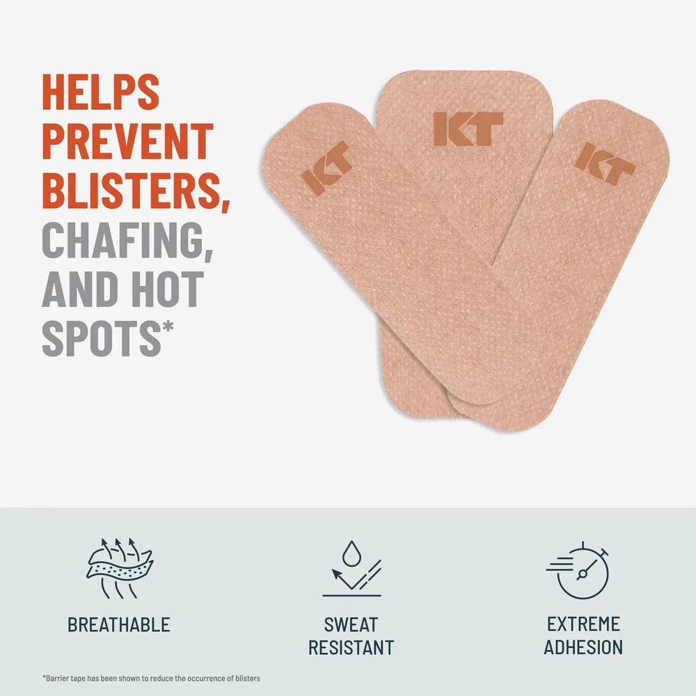 KT Health Blister Prevention Tape – 30 Precut Strips fo