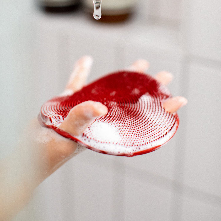 BOIE USA Flat Body Scrubber (Red)