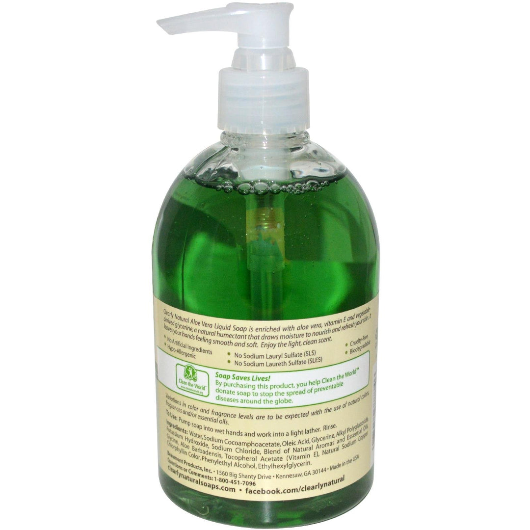 Liquid Hand Soap with Aloe Vera - 12 oz