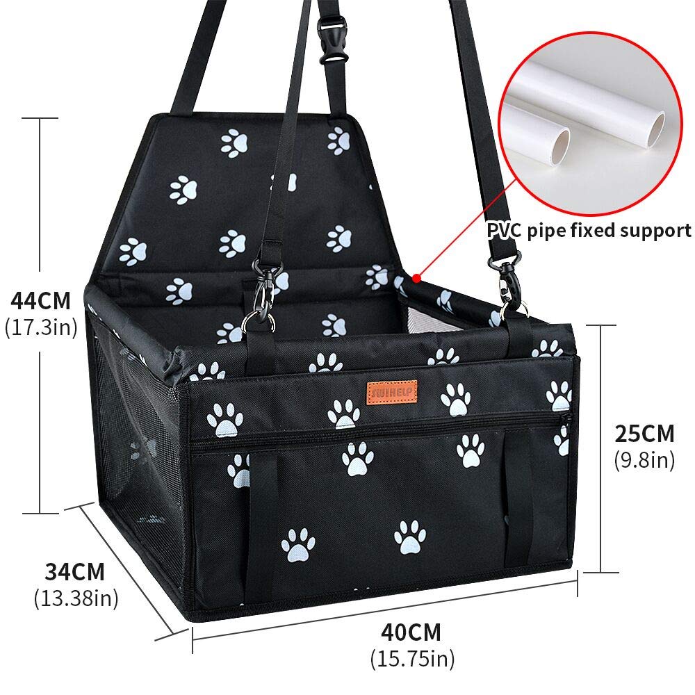SWIHELP Dog Car Seat Puppy Portable Pet Booster Car Sea