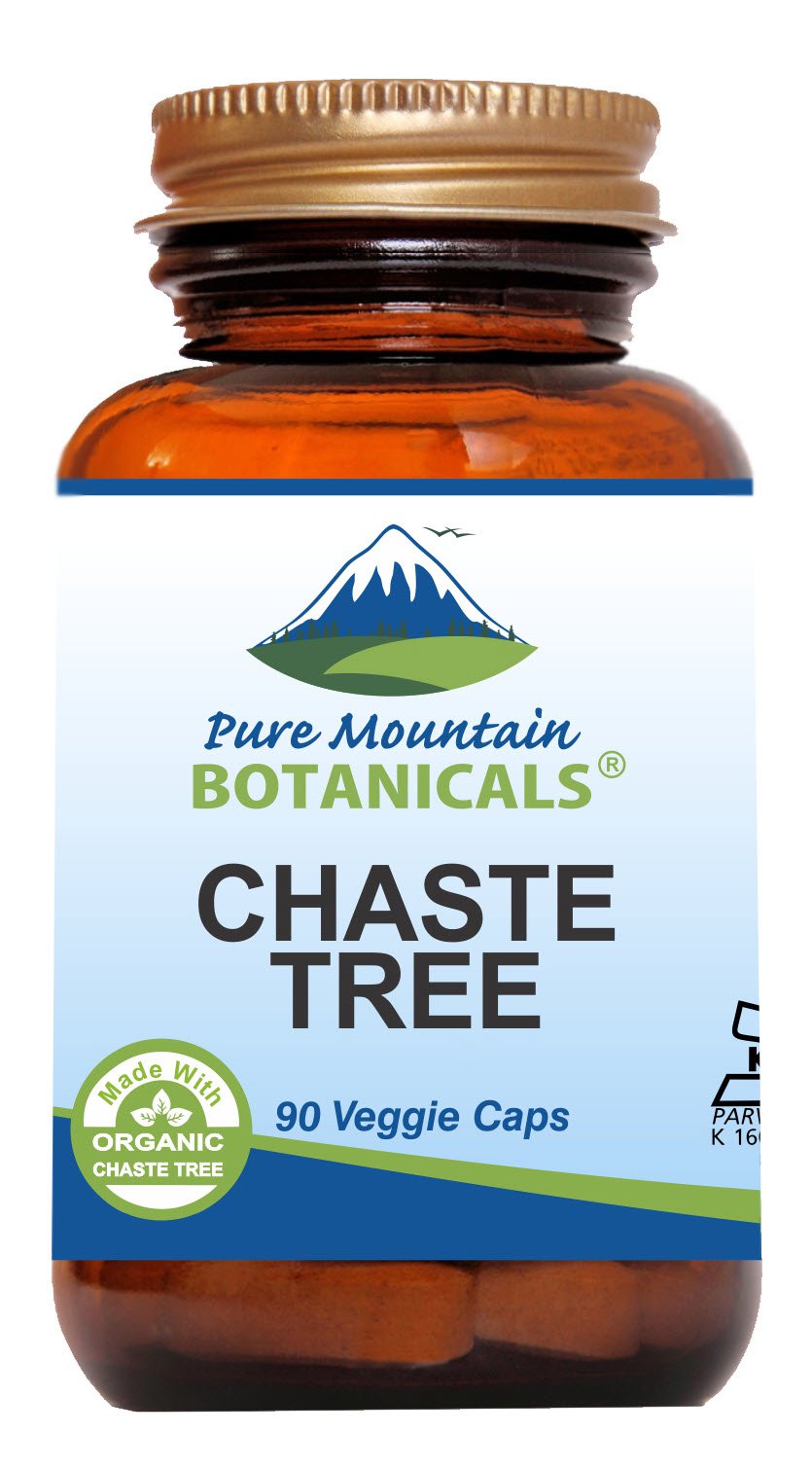 Pure Mountain Botanicals Chaste Tree Berry Capsules - K