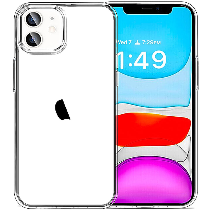 Compatible with iPhone 11 Case, Clear TPU Phone Cases Shockproof Bumper Cover Anti-Scratch Protective Slim Thin Crystal Phone Case for 11 6.1inch