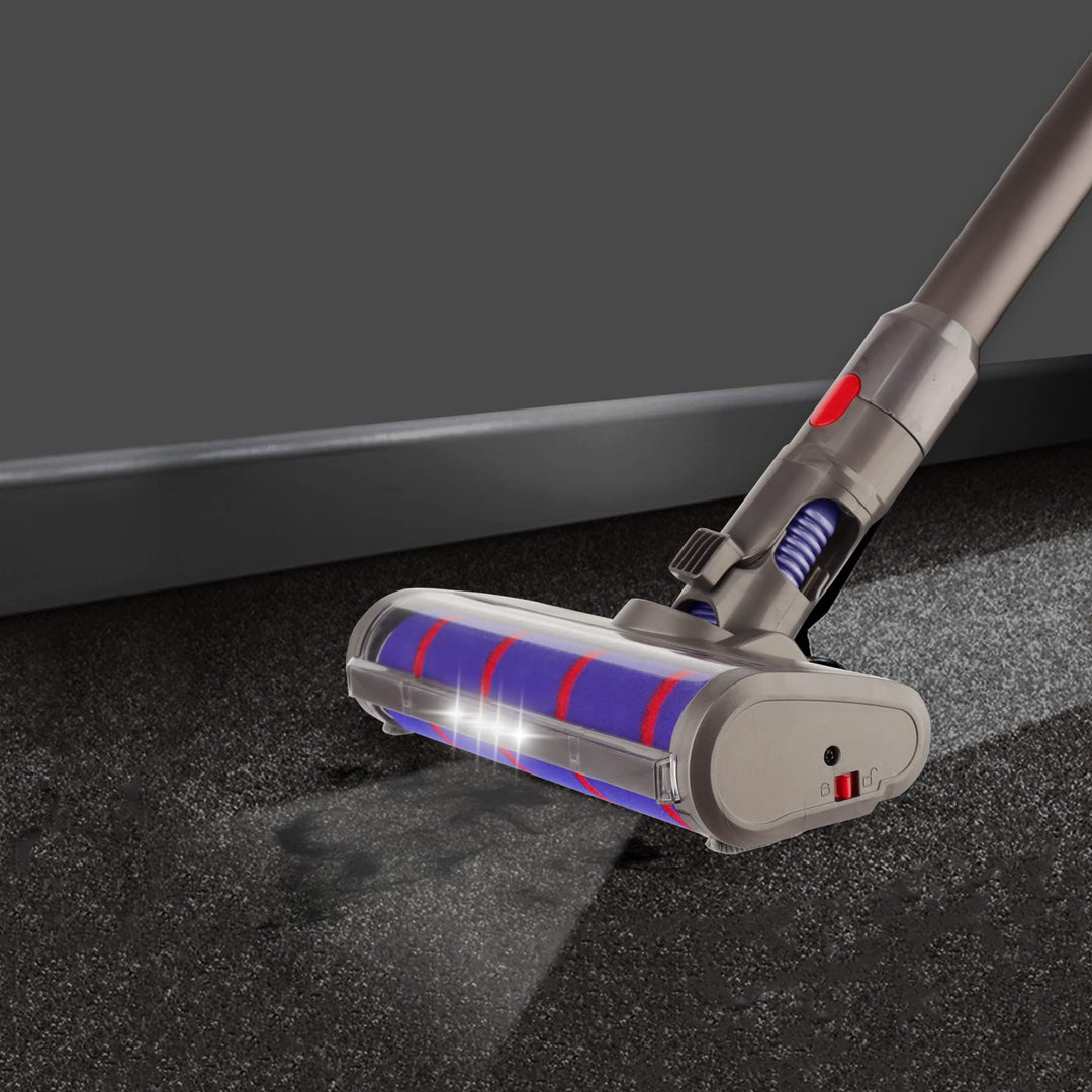 Quick-Release Soft Roller Cleaner Head Accessory Replacement with LED Indicator for Dyson V7 V8 V10 V11 V15 SV10 SV11 Cordless Vacuum Cleaner