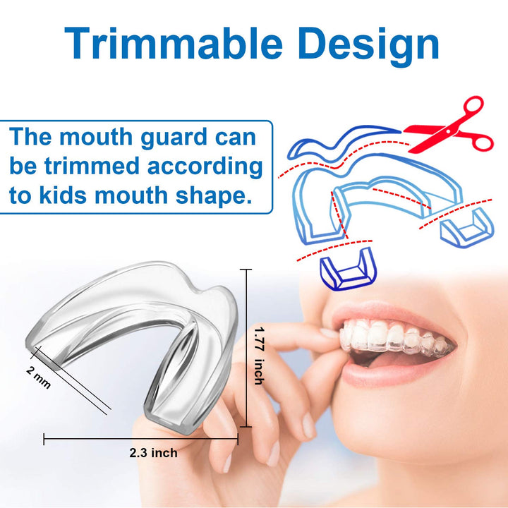 Kids Mouth Guard for Grinding Teeth, Pack of 6 Night Gu
