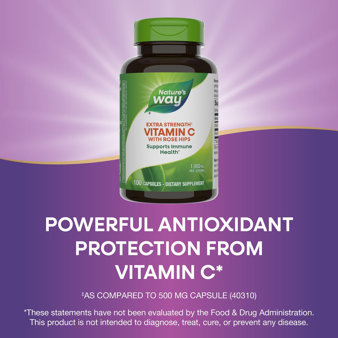 Nature&#39;s Way Extra Strength** Vitamin C with Ro