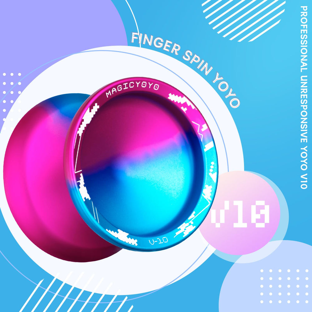 MAGICYOYO Responsive Yoyo T9 Shark-Blue, Metal Yoyo Pro