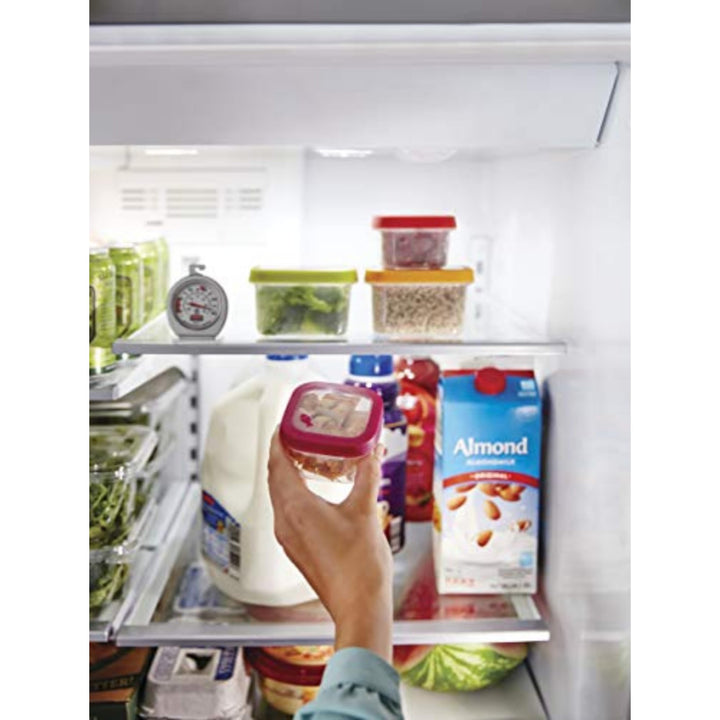 Thermometer, Classic Large Mechanical Dial, Chrome, Extreme Temperature Range for Use in Refrigerator/Freezer/Cooler/Fridge