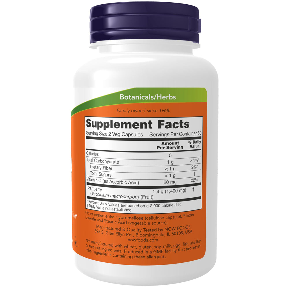 NOW Foods Supplements, Cranberry Caps with Added Vitami