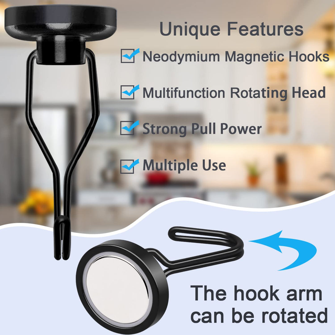 Elefama 110 LBS Magnetic Hooks Heavy Duty for Cruise Ca