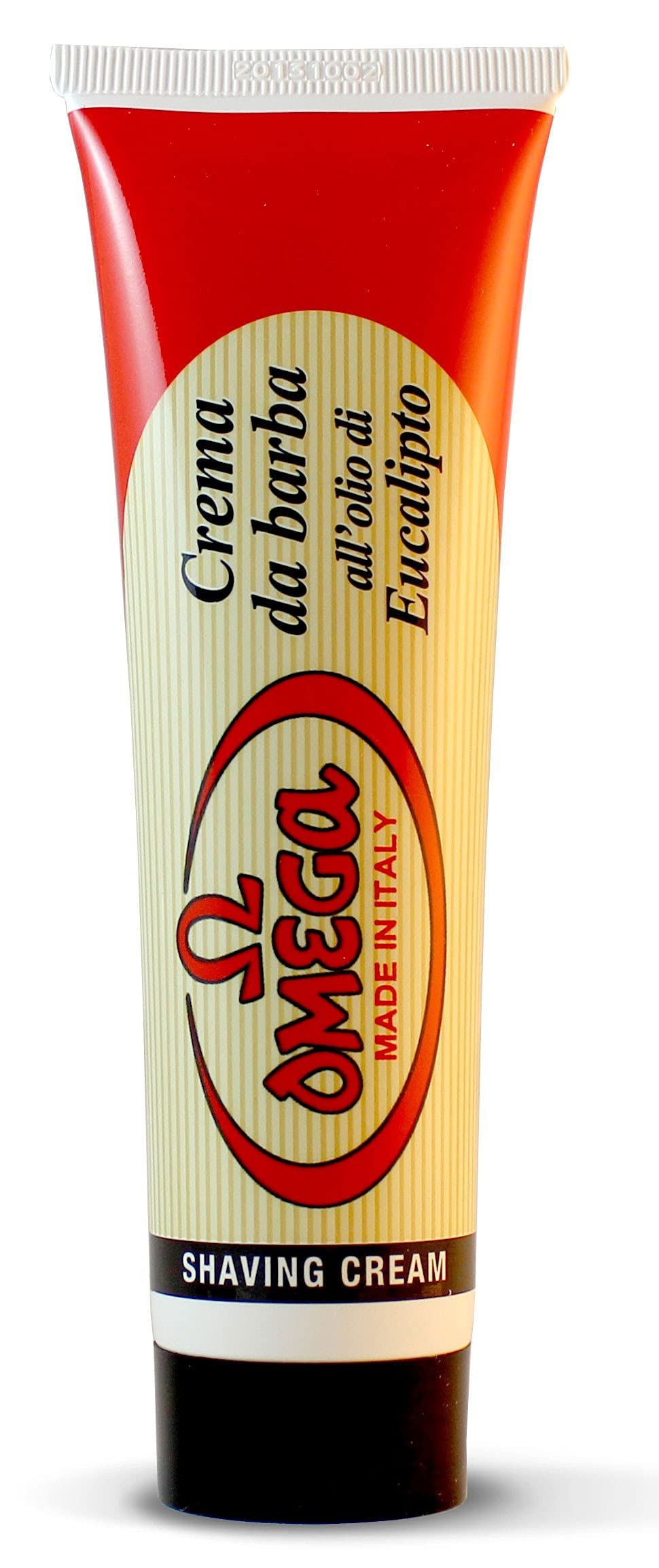 Omega Eucalyptus enriched Italian imported shaving cream tube 100 ml 3,52oz