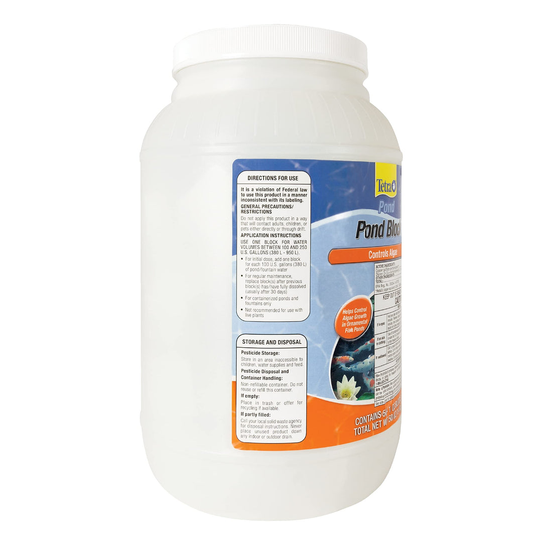 Pond Pond Block, 50 Count, Helps Control Algae Growth in Ornamental Fish Ponds