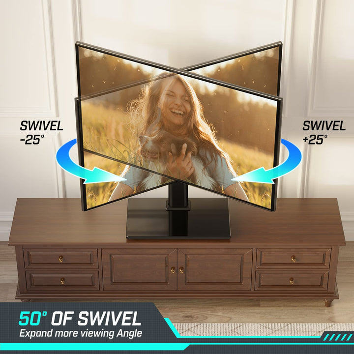 Greenstell TV Stand with Power Outlet, Universal TV Mou