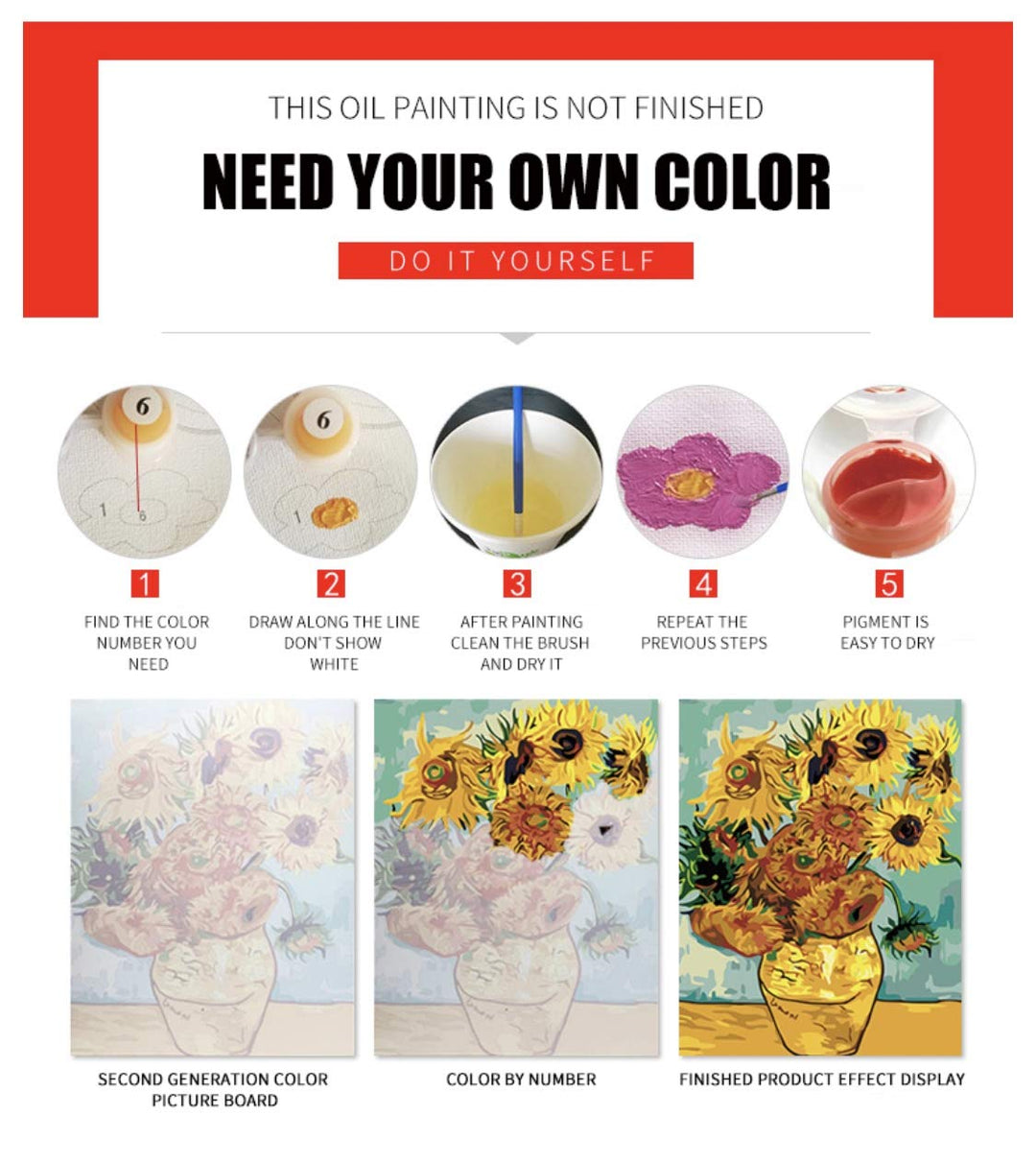 DIY Paint by Numbers Kit for Kids &amp; Adults, Rolled Creases-Free Canvas Oil Painting, Paint by Numbers for Adults with Paint Brushes, Acrylic Paints 16 W x 20 L - Night Venice