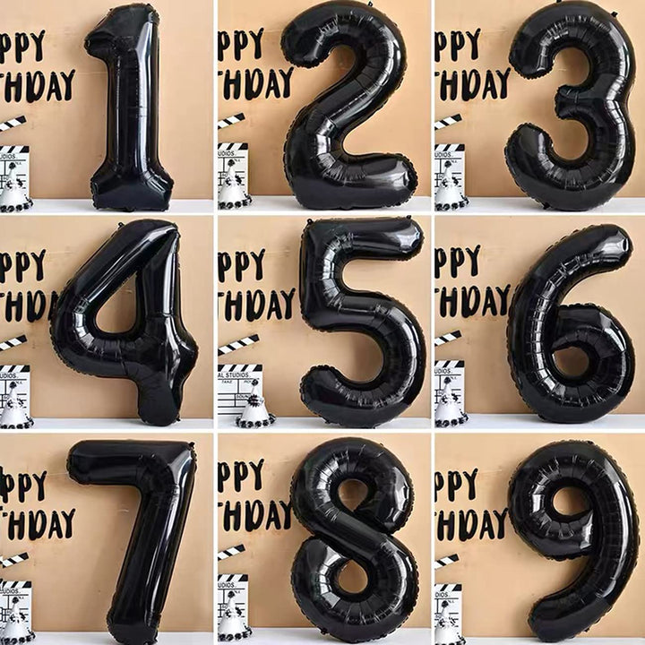 40 Inch Black 50 Number Foil Balloon 50th Birthday Party Supplies Anniversary Events Graduation Decorations