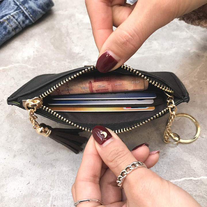 AnnabelZ Coin Purse Change Wallet Pouch Leather Card Ho