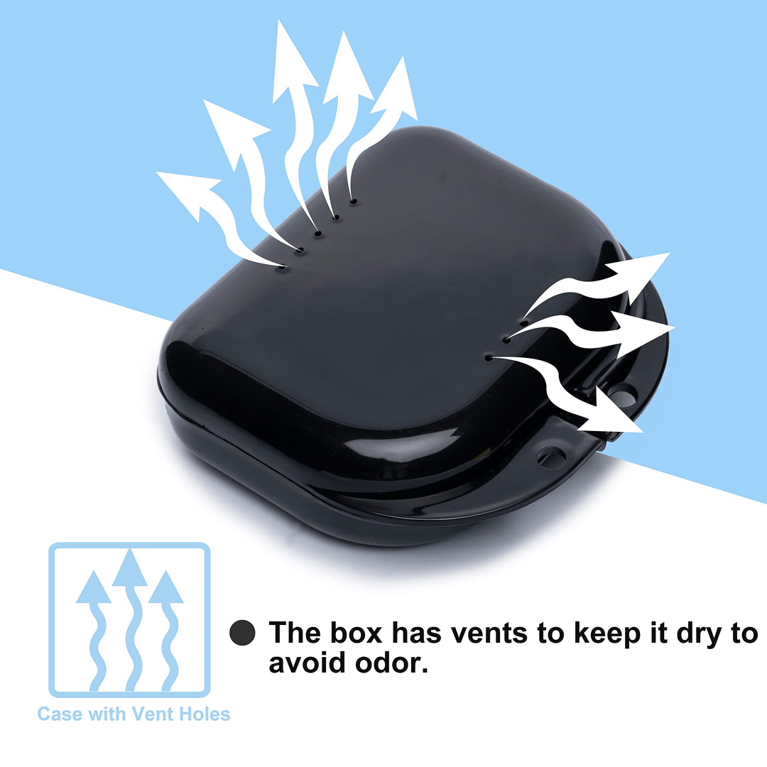 Retainer Case with Vent Holes, 6 Pcs Case, Durable &