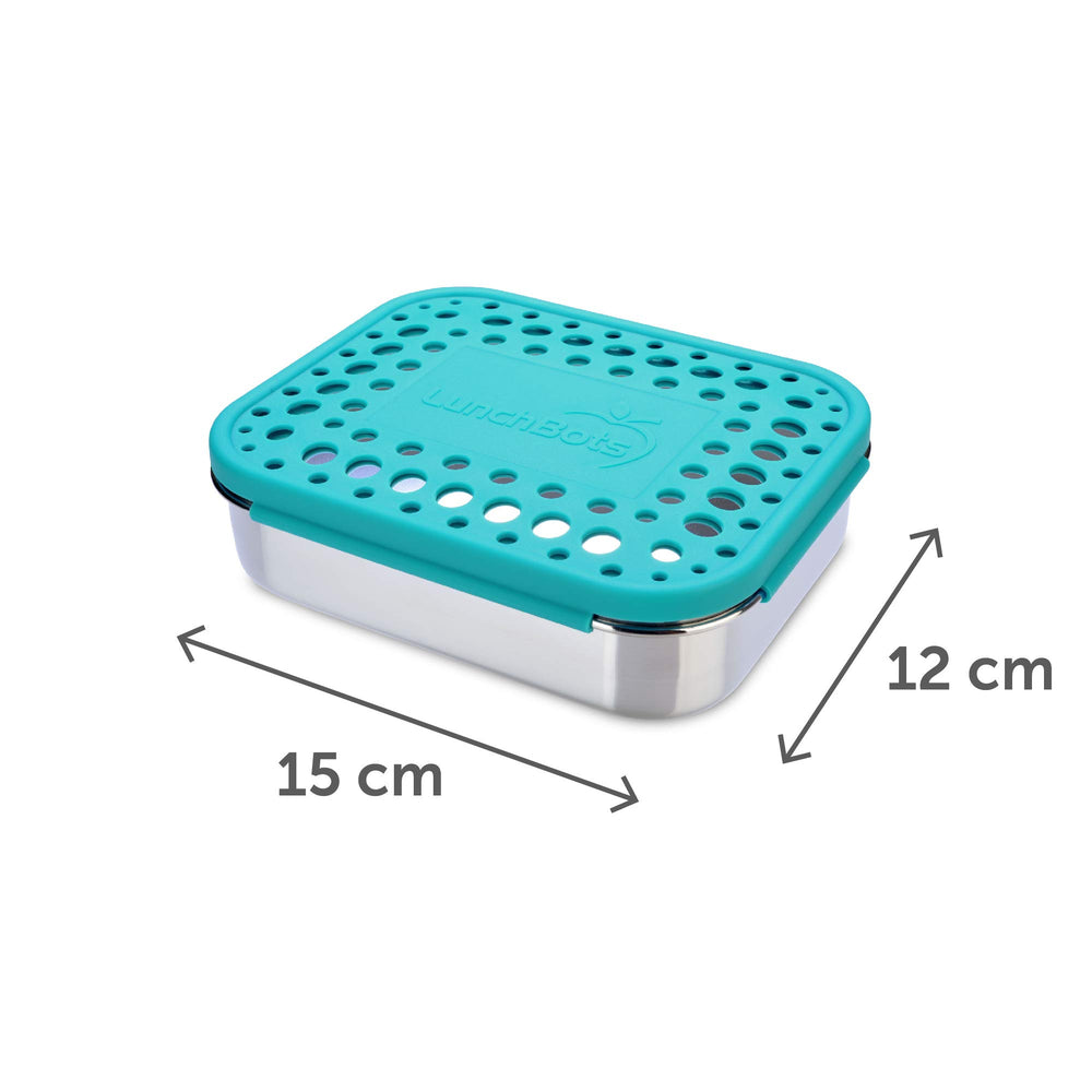 LunchBots Medium Trio II Snack Container - Divided Stai