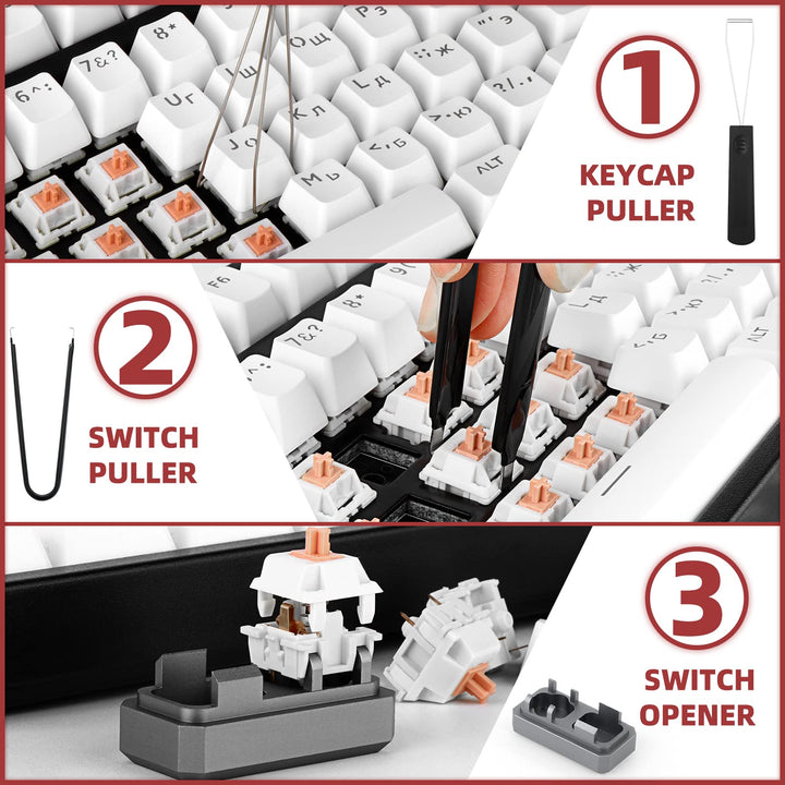 YIMAGUJRX RUNJRX Keyboard Switch Lube Kit with Switch O