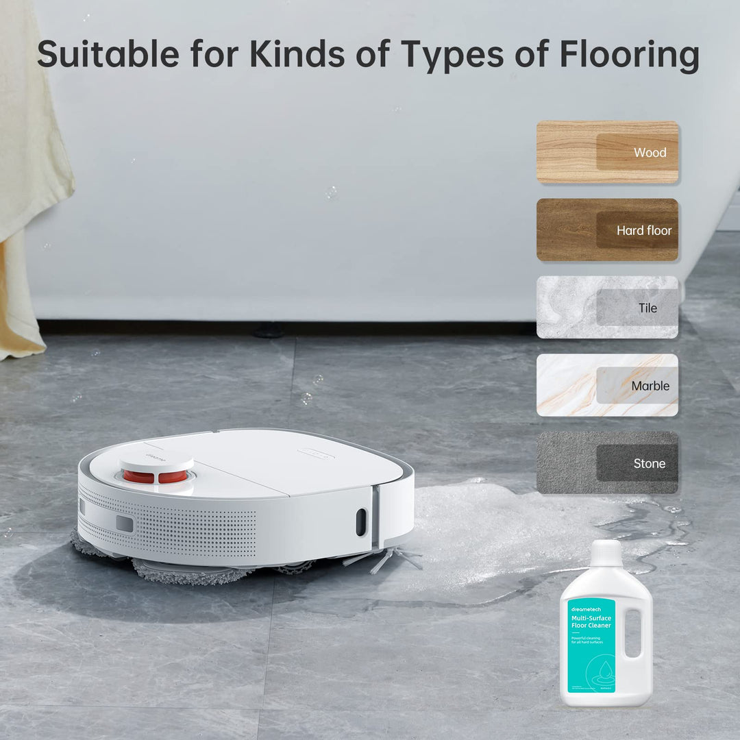 Floor Cleaning Solution Compatible with L10s Ultra/L20 Ultra/X30 Ultra/L10s Pro Ultra/X40 Ultra/L40 Ultra, Multi-Surface Floor Cleaning Solution, Ideal for Mopping Floor(33.81 Fl Oz)