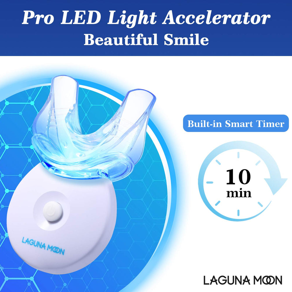 Teeth Whitening Kit with LED Light by Lagunamoon, 35% U