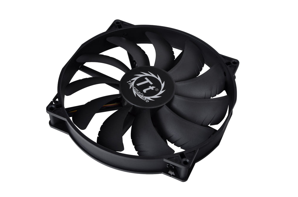 200mm Pure 20 Series Black 200x30mm Thick Quiet High Airflow Case Fan with Anti-Vibration Mounting System Cooling CL-F015-PL20BL-A